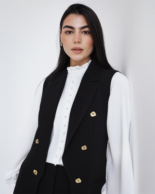 Elite Luxury Sleeves Suit Black