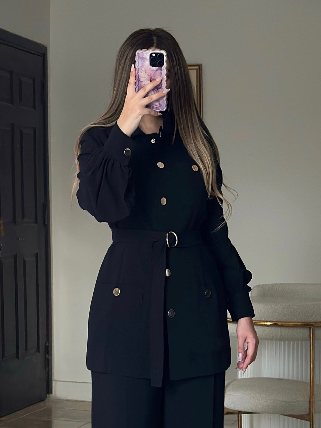 Casual Belted Blazer