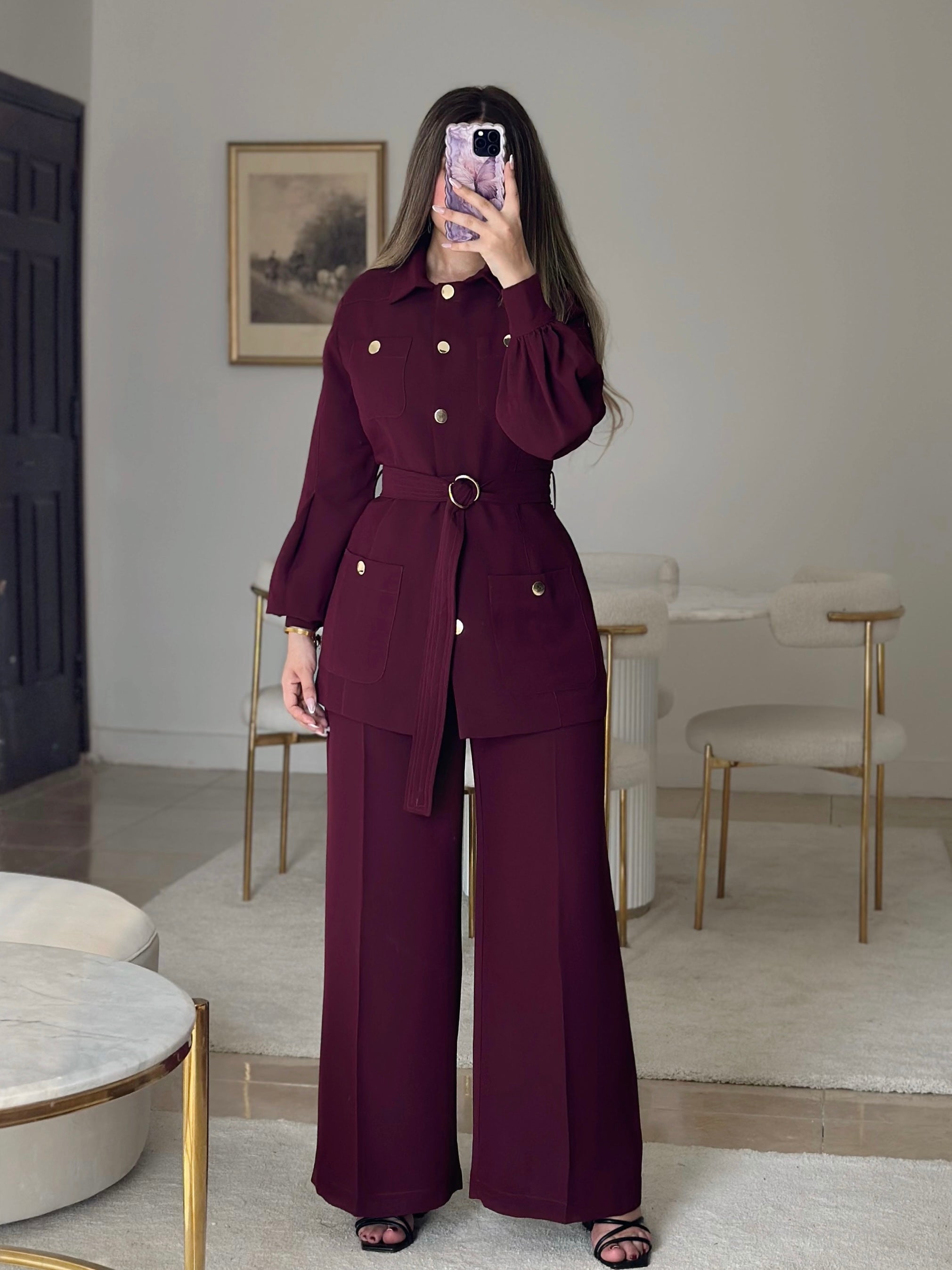 Maroon set