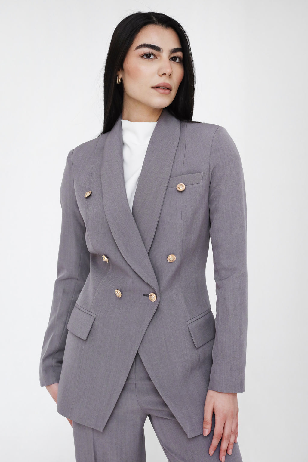 Elite Luxury Blazer Grey
