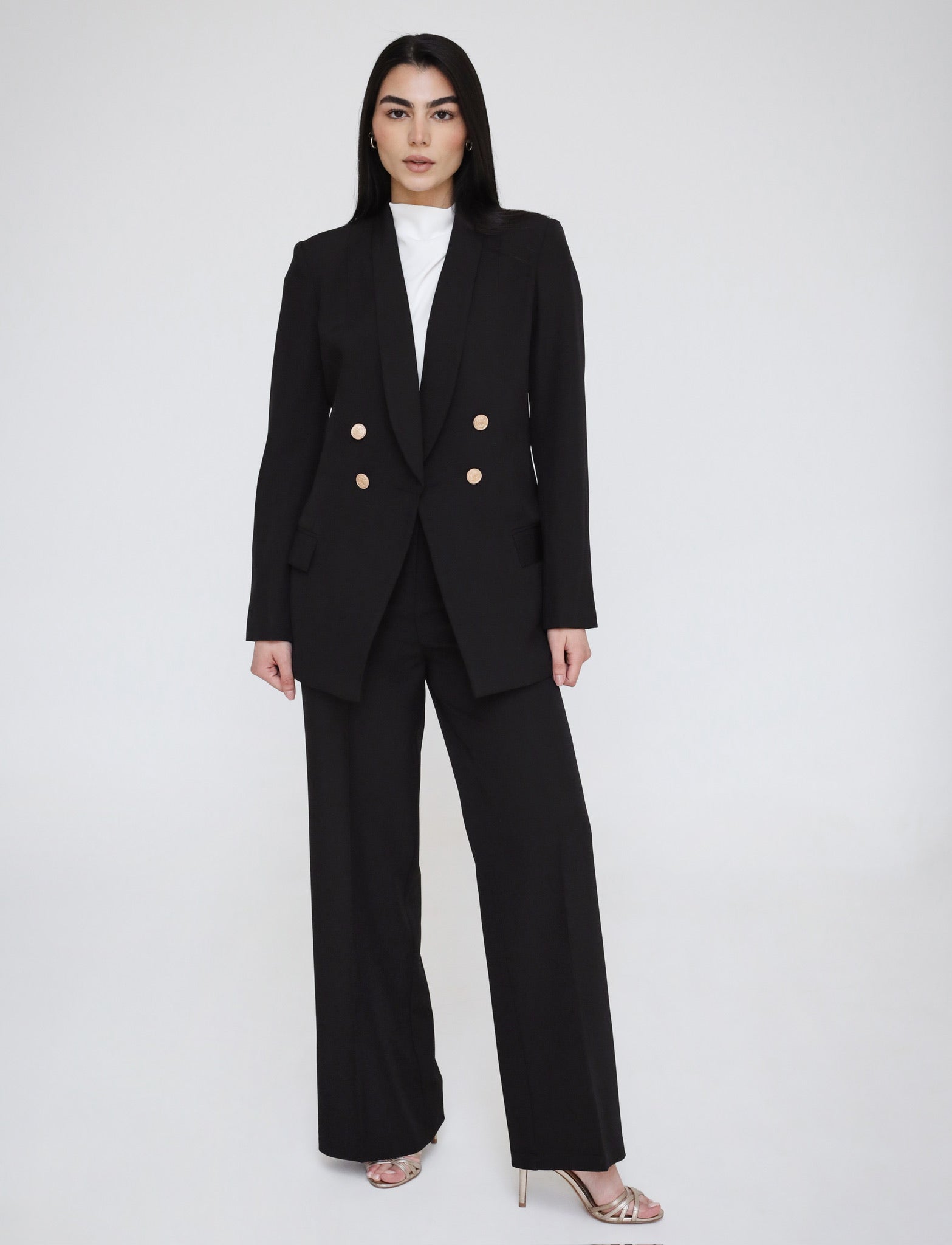 Elite Regular Fit Suit Black