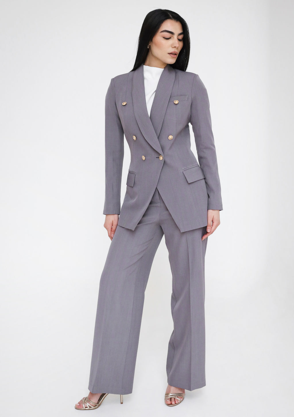 Elite Luxury Blazer Grey