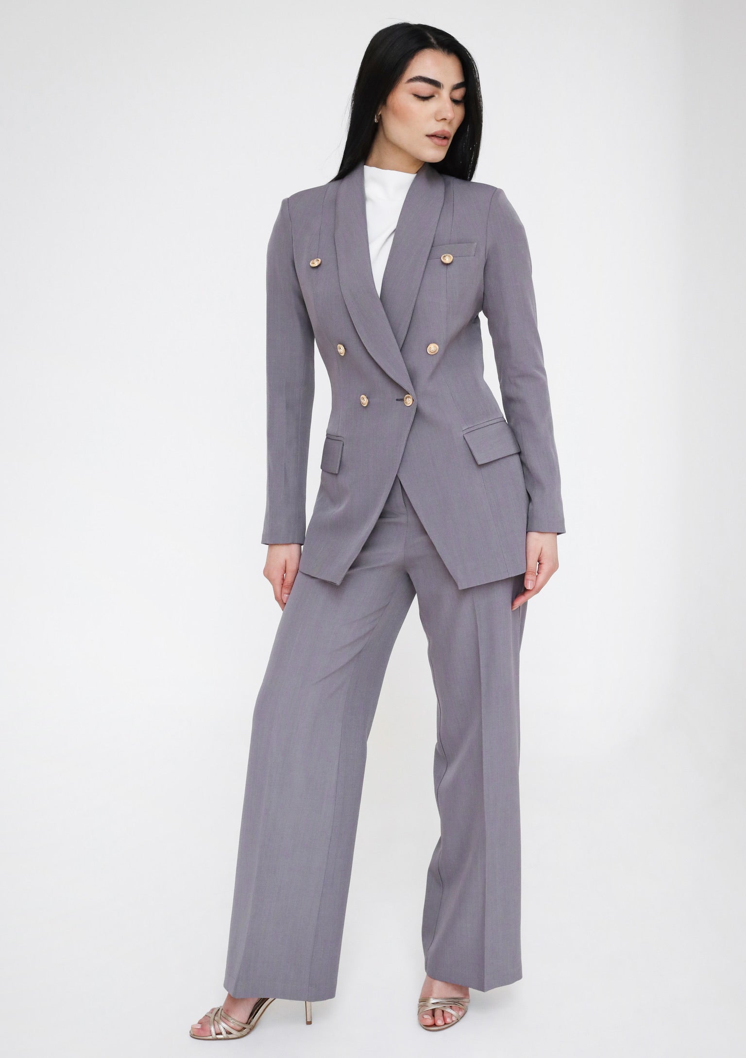 Elite Luxury Blazer Grey