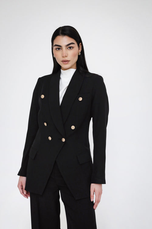 Elite Luxury Blazer Black
