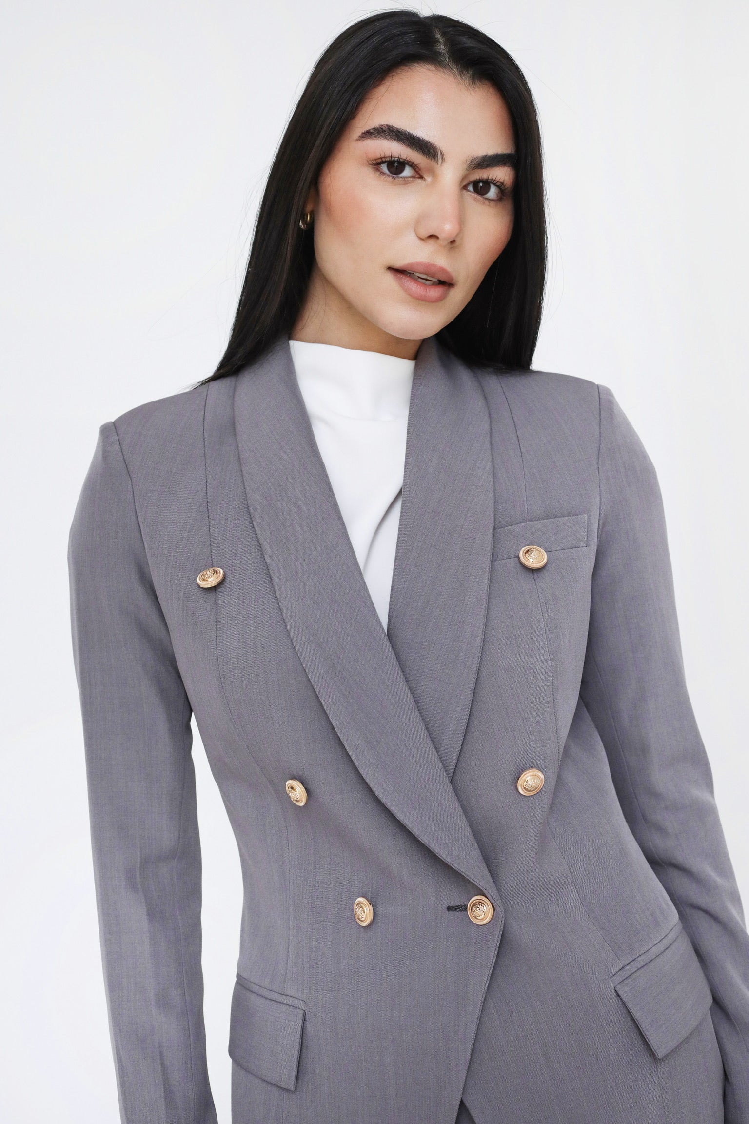 Elite Luxury Blazer Grey