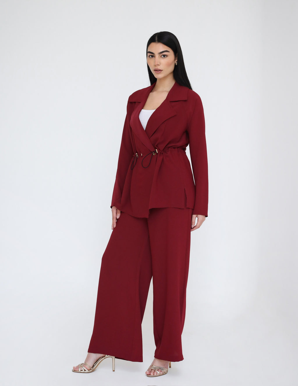 Mo house Classy Set (Dark Red )