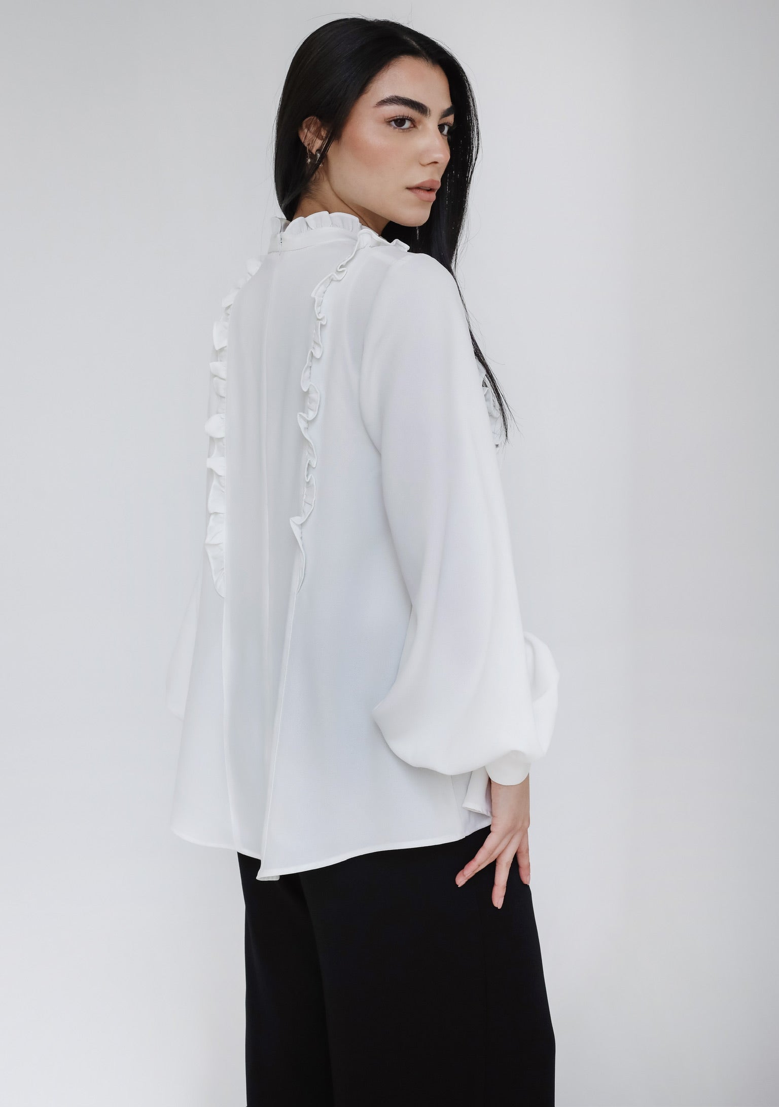 Elite Puffy sleeves Blouse