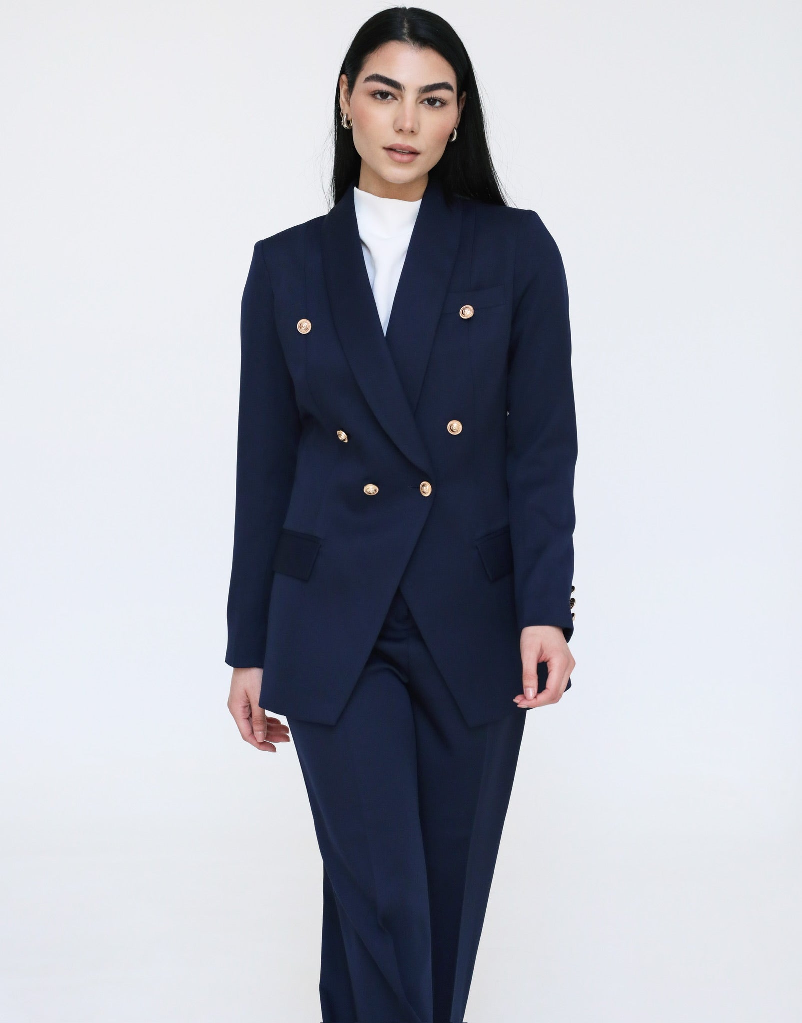 Elite Luxury Blazer Dark Blue