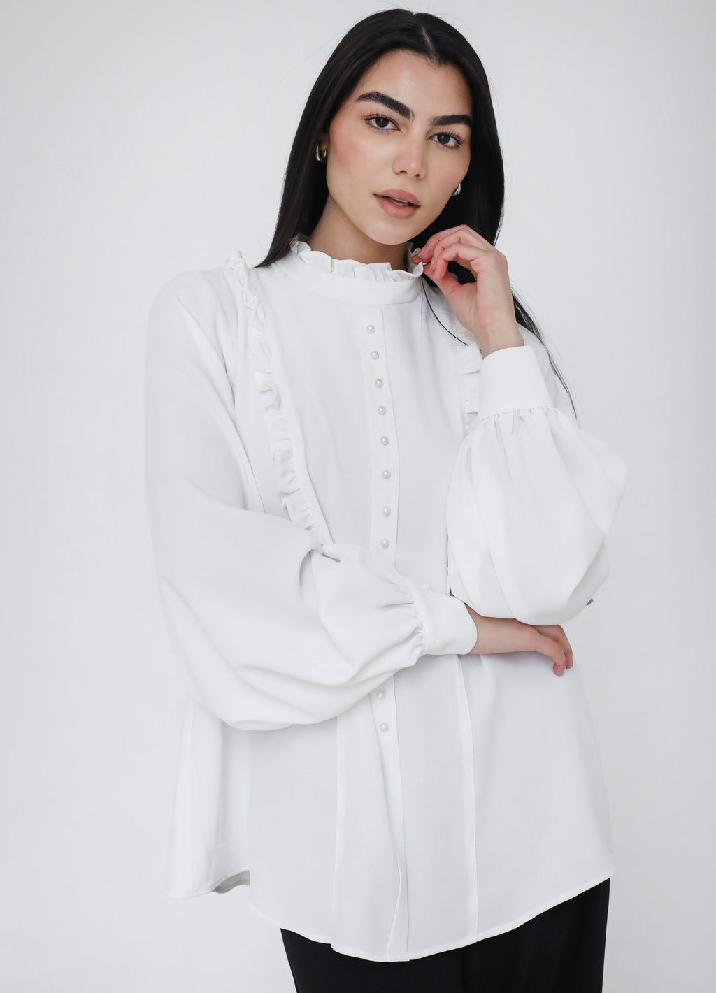 Elite Puffy sleeves Blouse