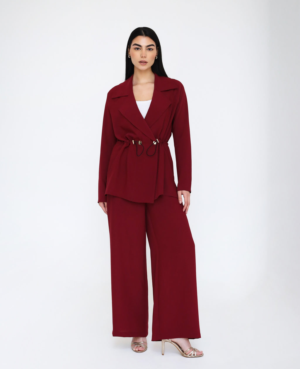 Mo house Classy Set (Dark Red )