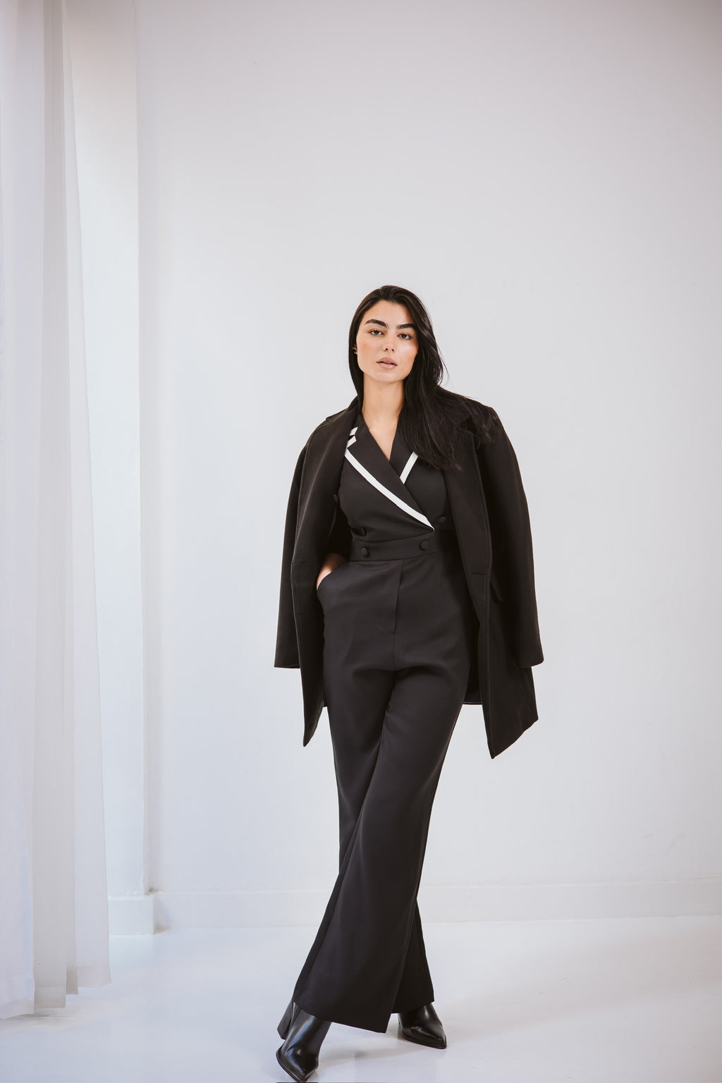 Elite  Black Jumpsuit