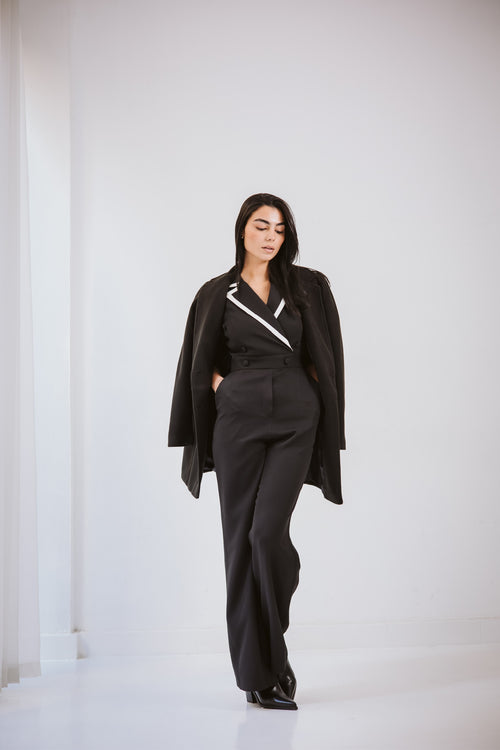 Elite  Black Jumpsuit