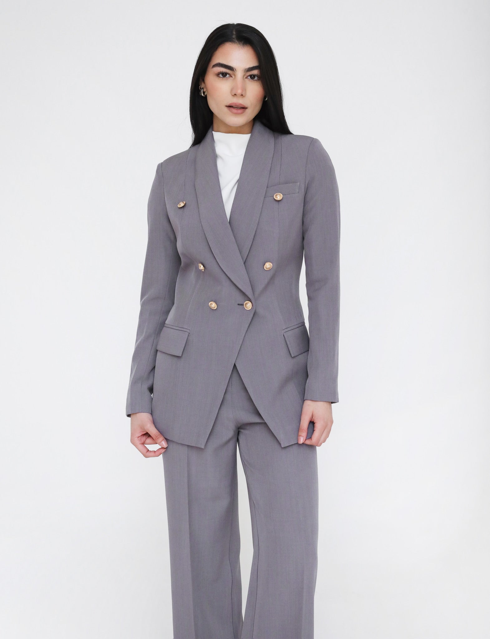 Elite Luxury Blazer Grey