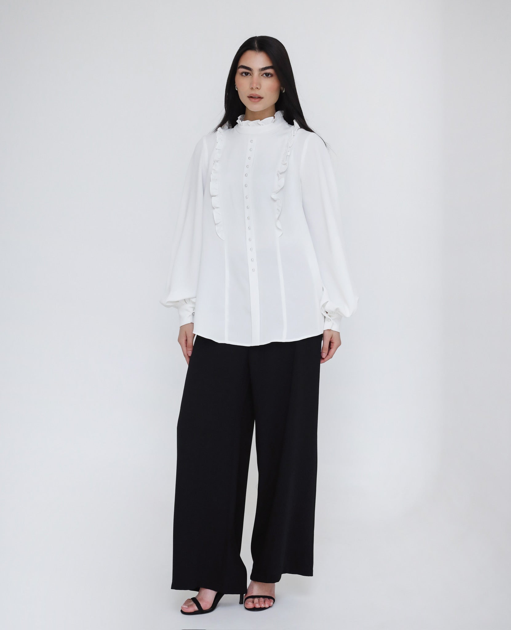 Elite Puffy sleeves Blouse