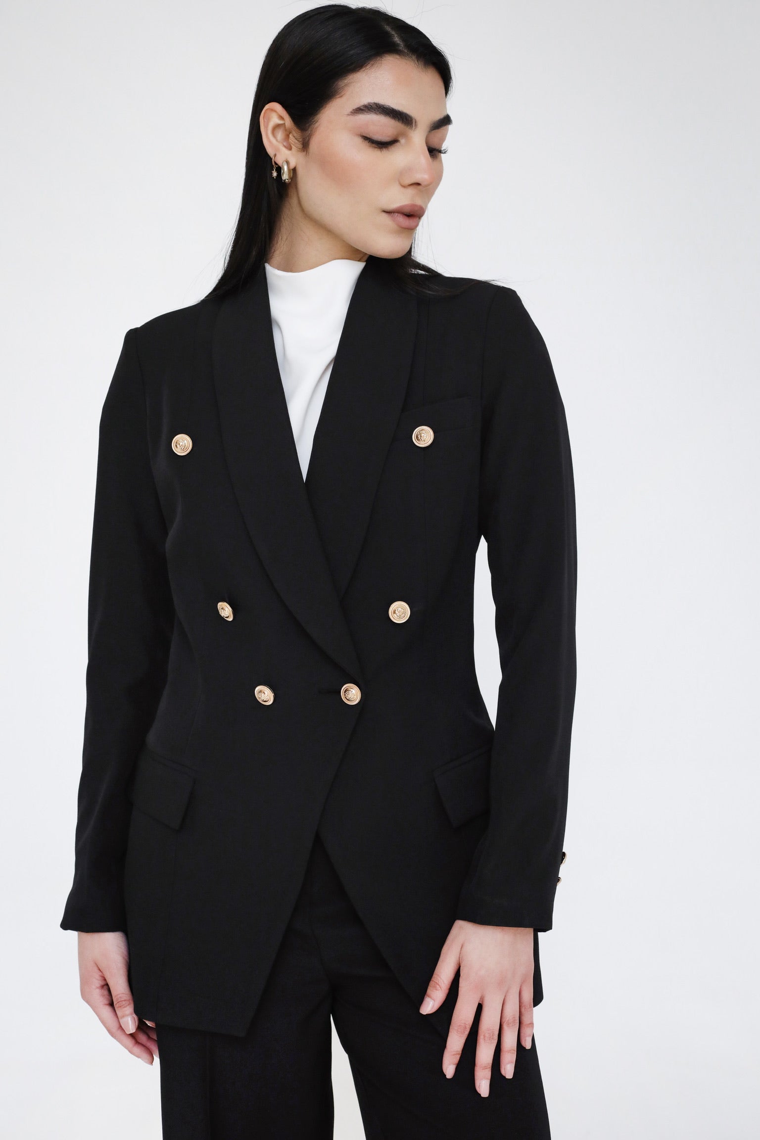 Elite Luxury Blazer Black