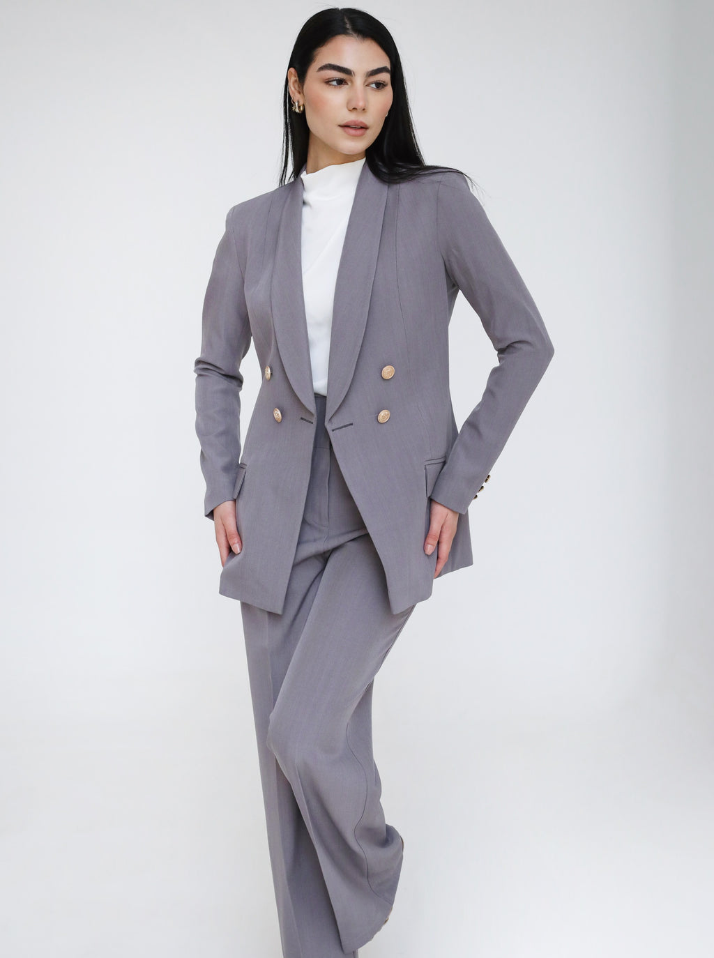 Elite Regular Fit Suit Grey