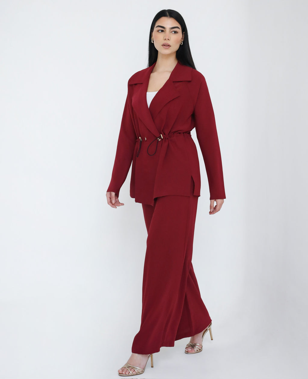 Mo house Classy Set (Dark Red )