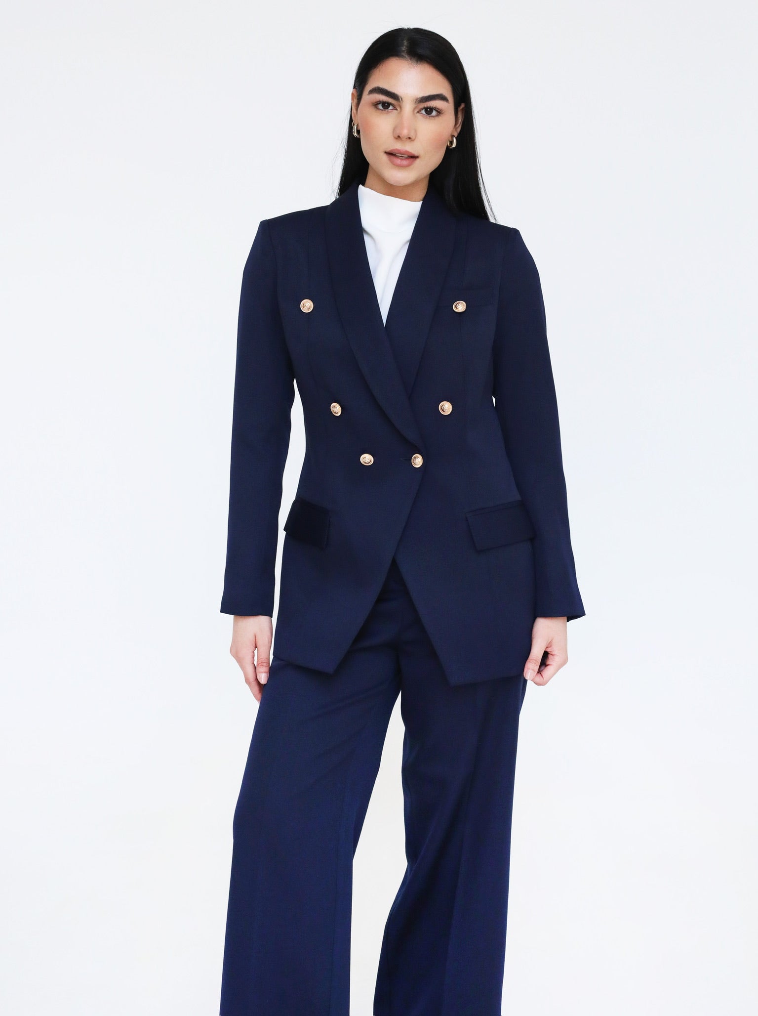 Elite Luxury Blazer Dark Blue