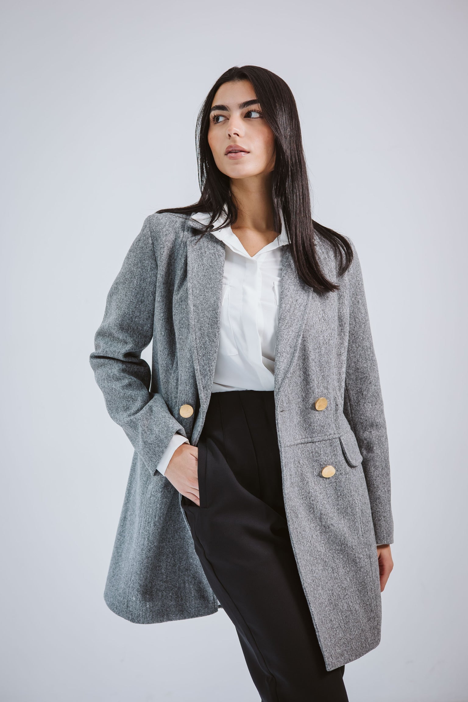Elite Midi Wool Coat