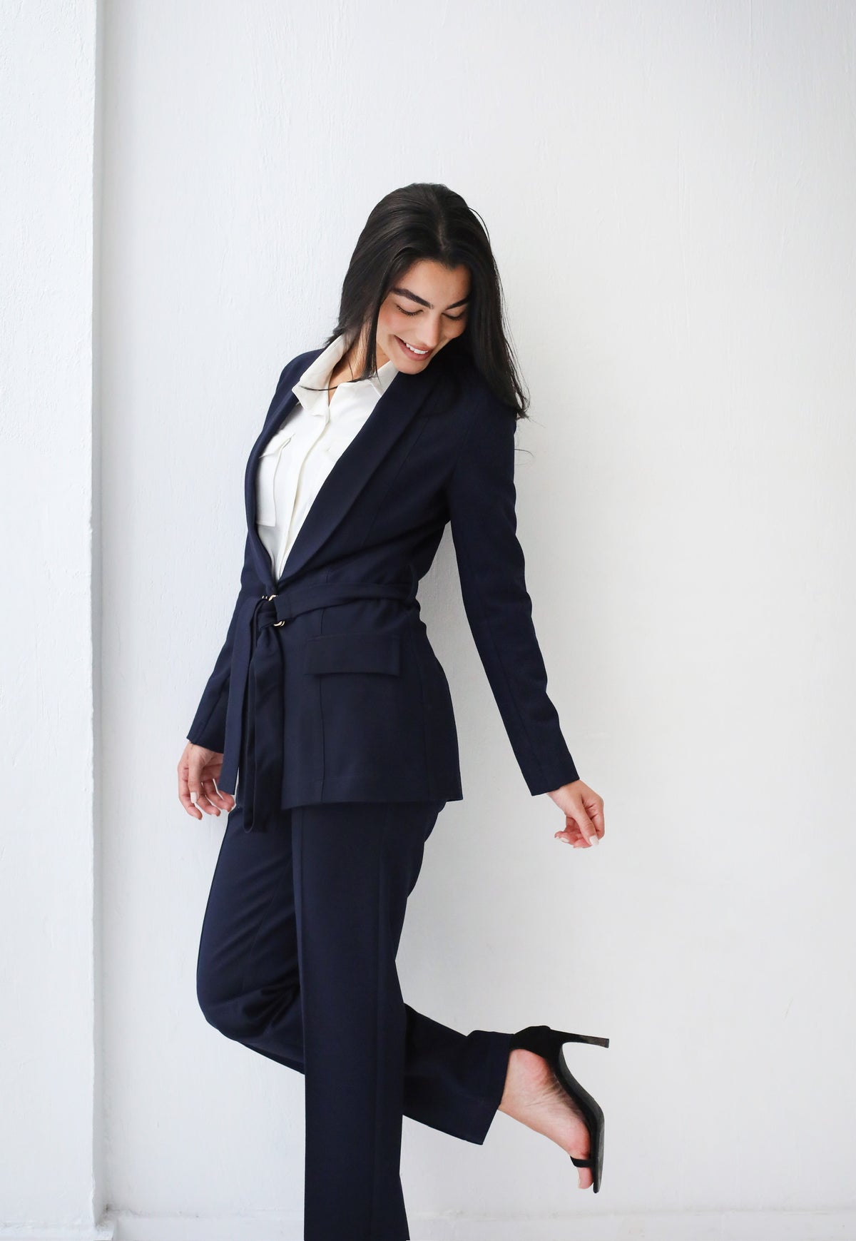 Elite Relaxed Fit Suit BLue