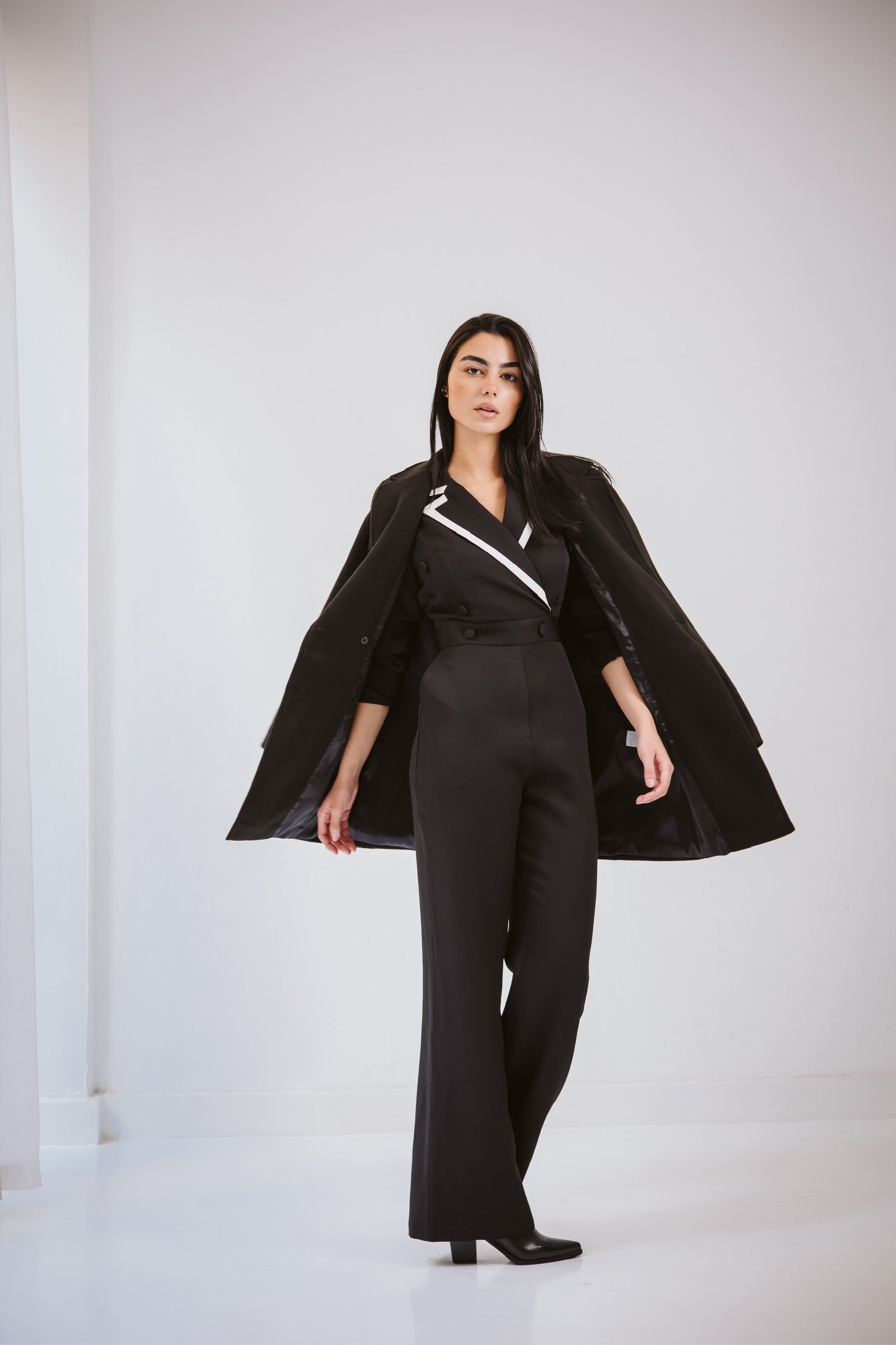 Elite  Black Jumpsuit