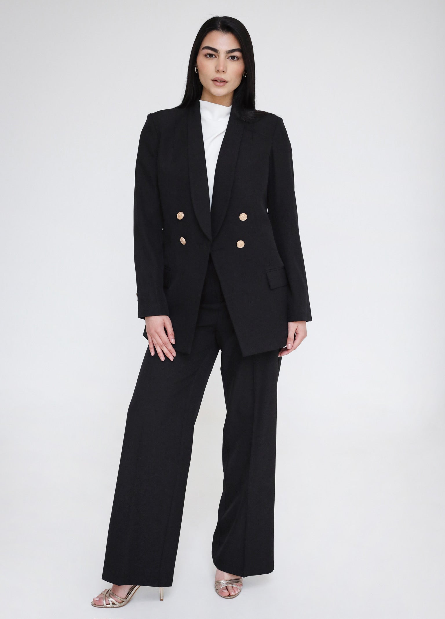 Elite Regular Fit Suit Black