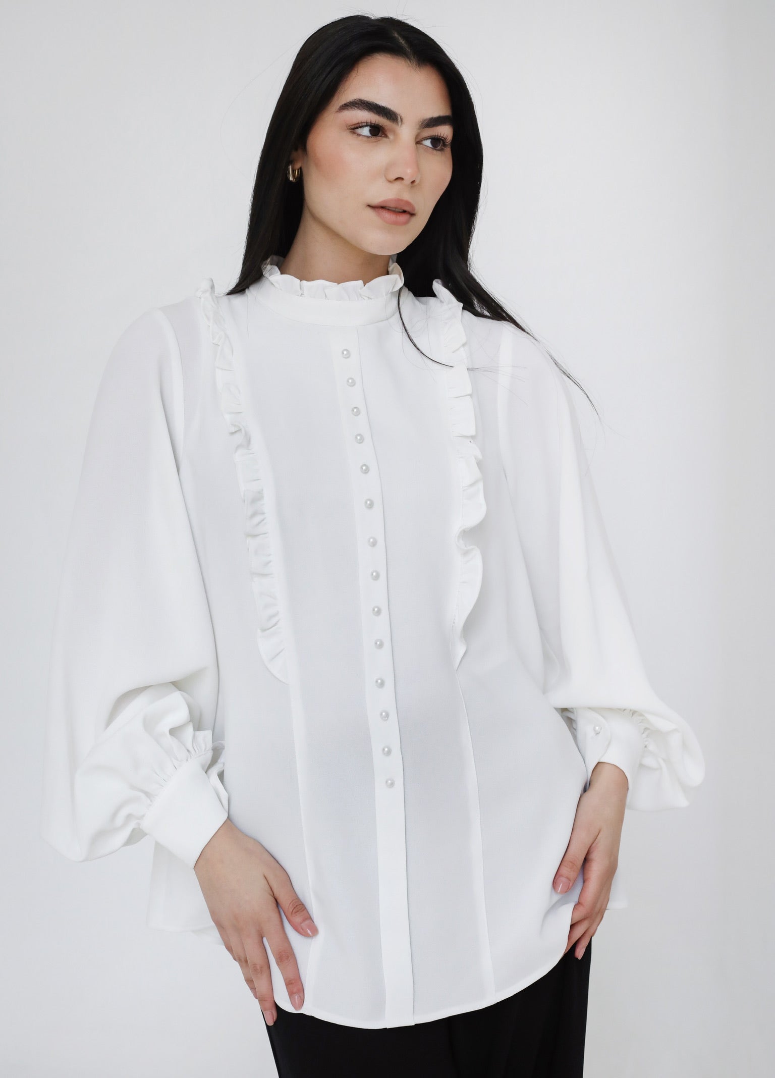 Elite Puffy sleeves Blouse