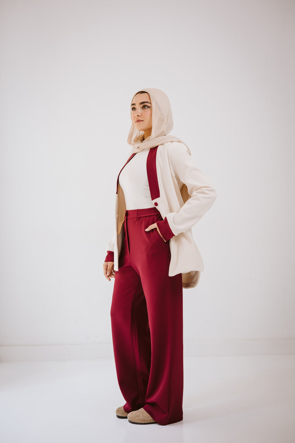 Heavy wool sweater set