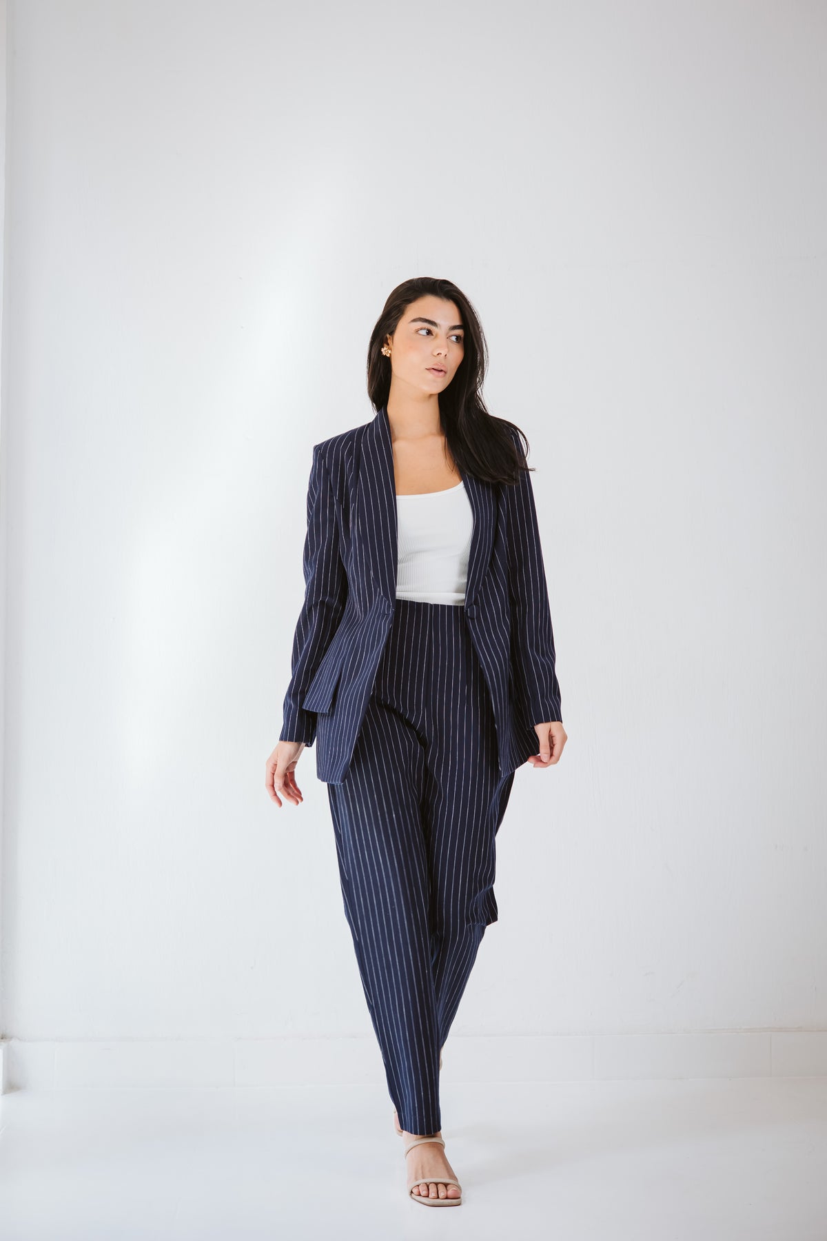 Elite Striped navy suit