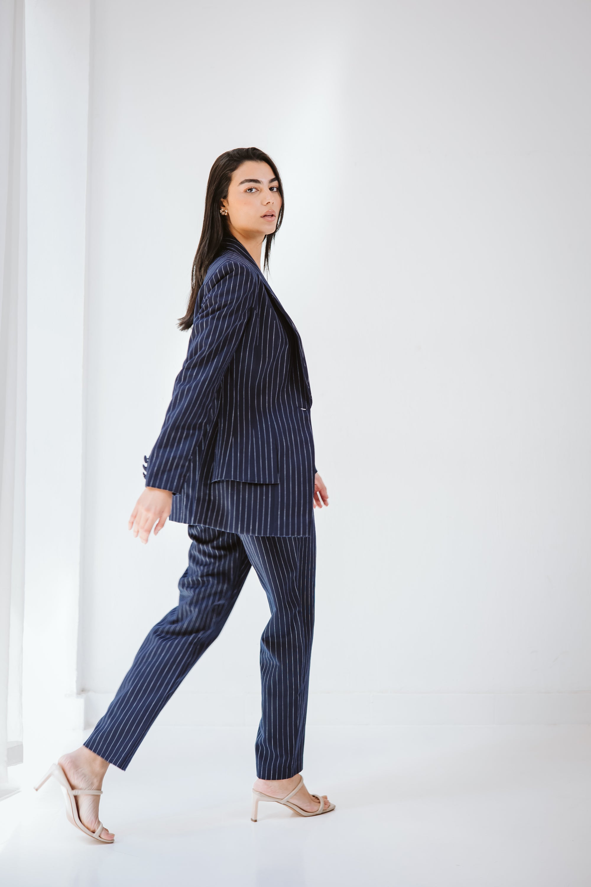 Elite Striped navy suit
