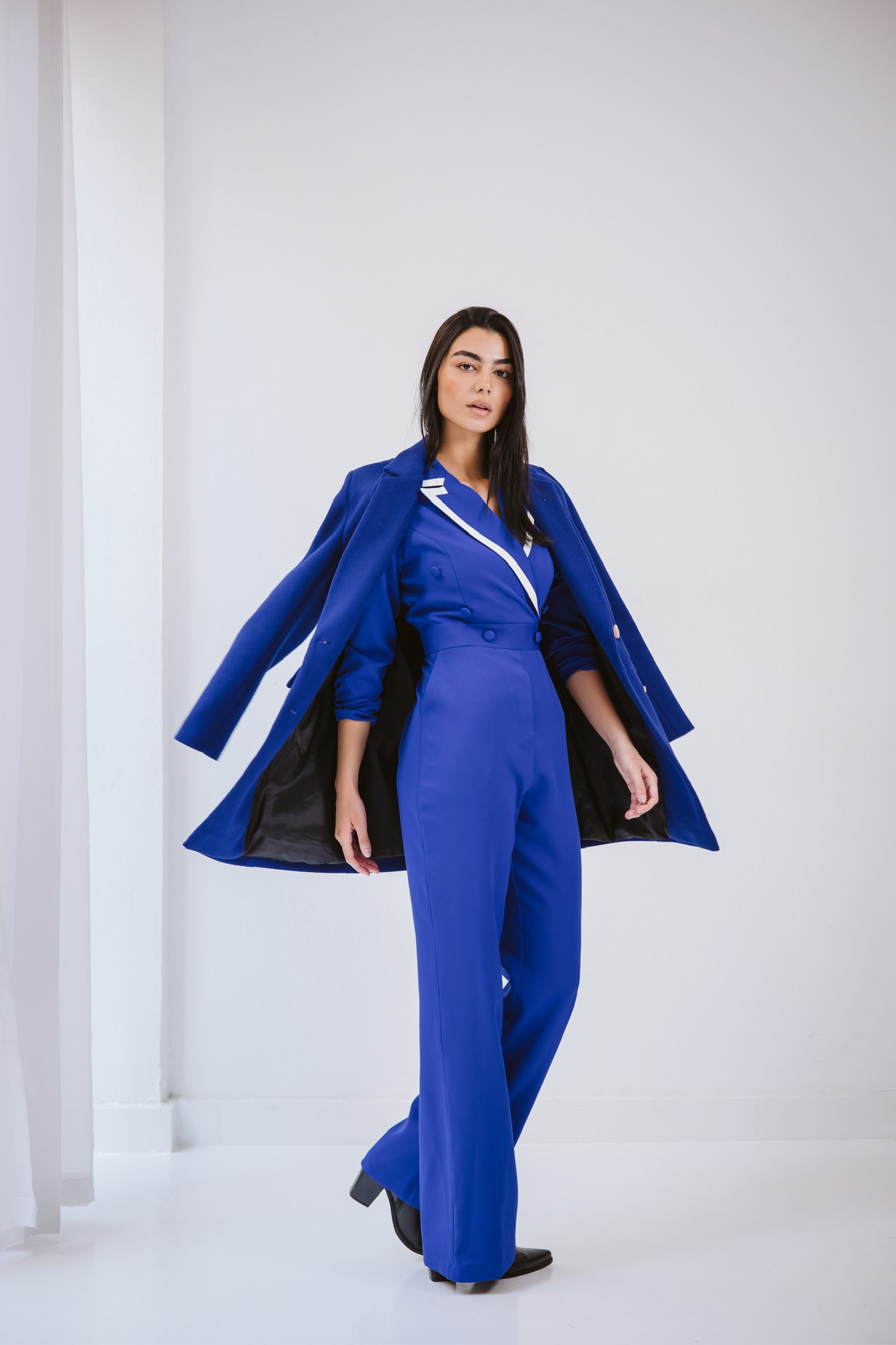 Elite Royal Blue Jumpsuit