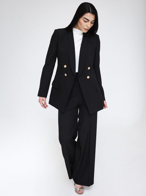 Elite Regular Fit Suit Black