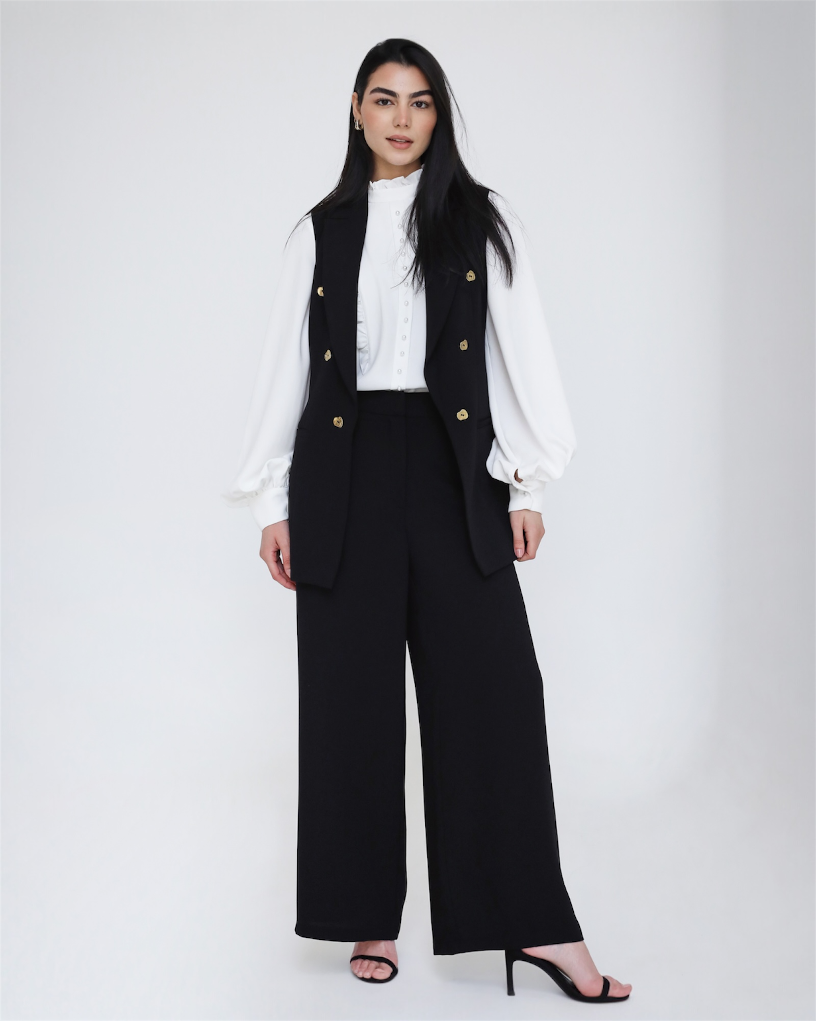 Elite Luxury Sleeves Suit Black