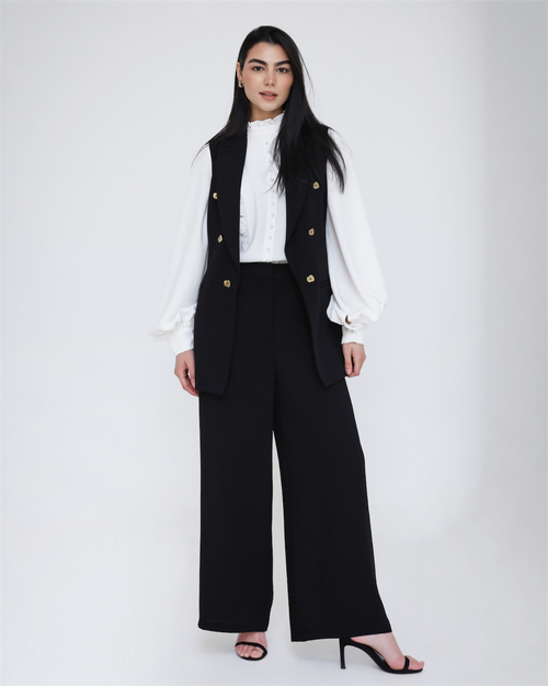 Elite Luxury Sleeves Suit Black