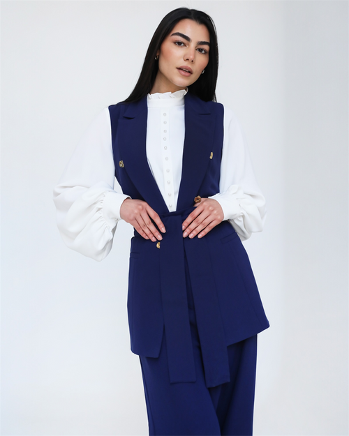 Elite Luxury Sleeves Suit BLue