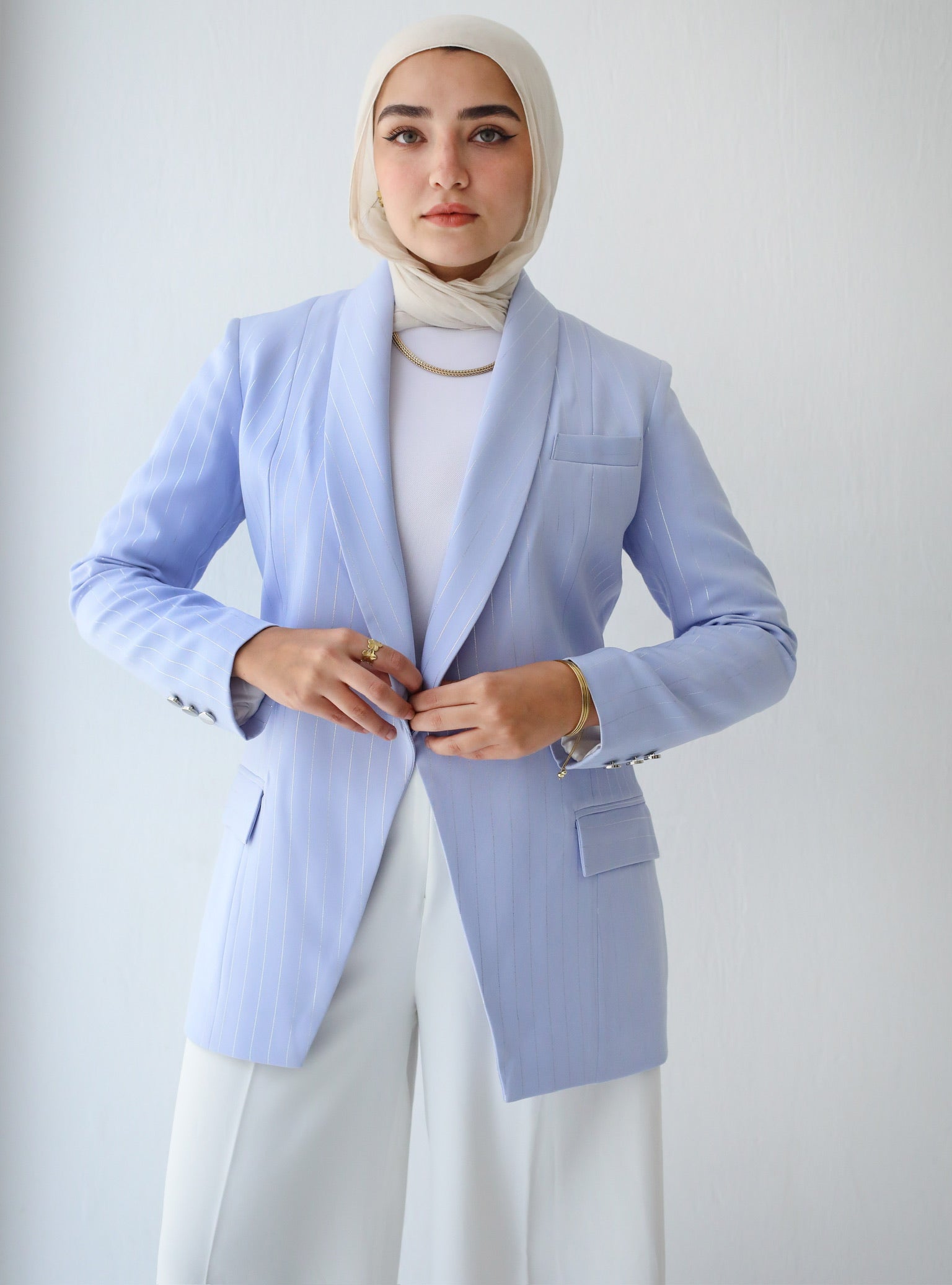 Mo House Shiny Blazer