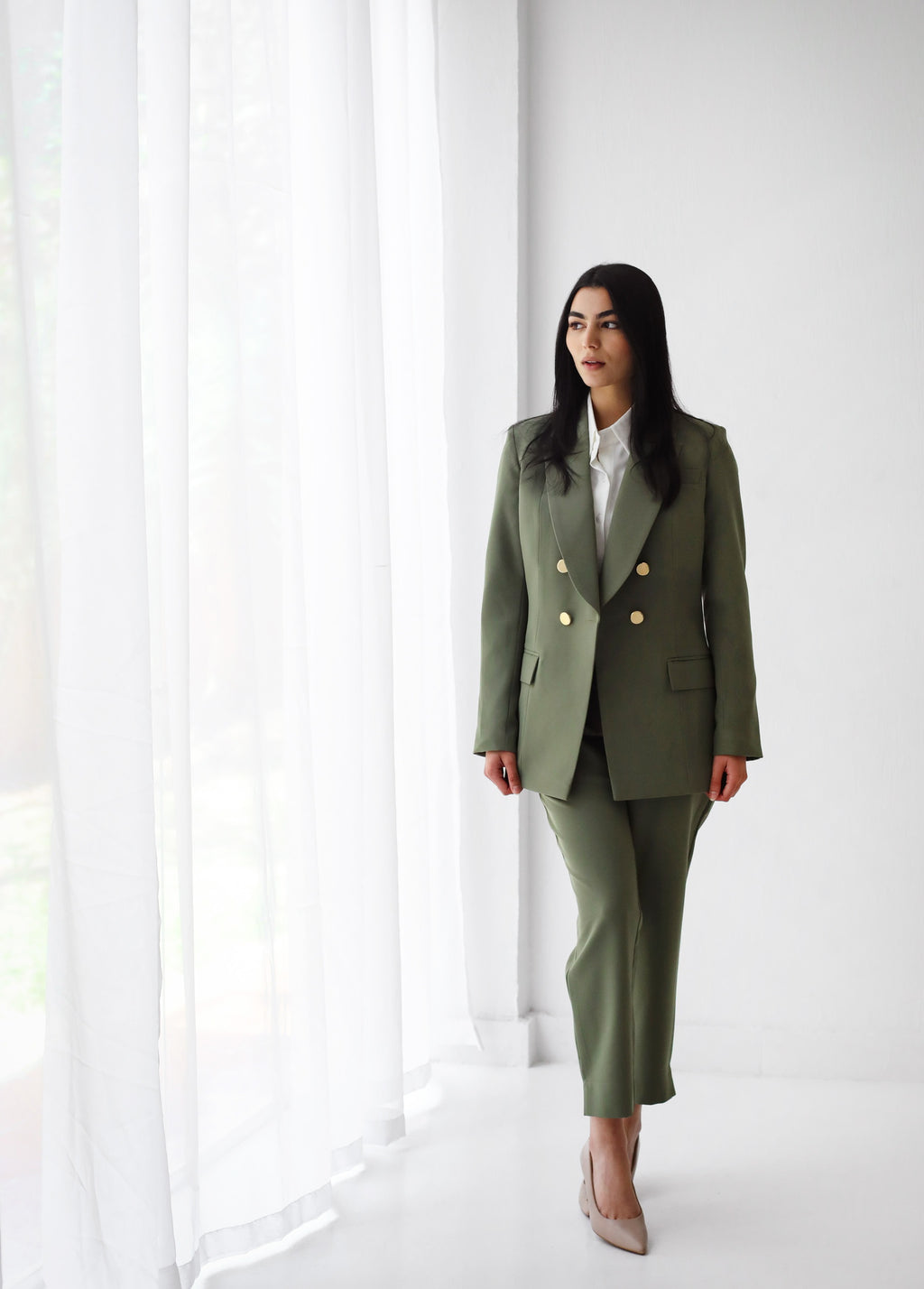 Elite Olive Slim Fit Pants